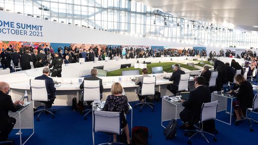 Líderes del G20 aprueban impuesto de sociedades mundial