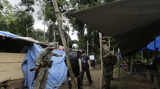Ubican campamento clandestino de migrantes irregulares en selva del Darién