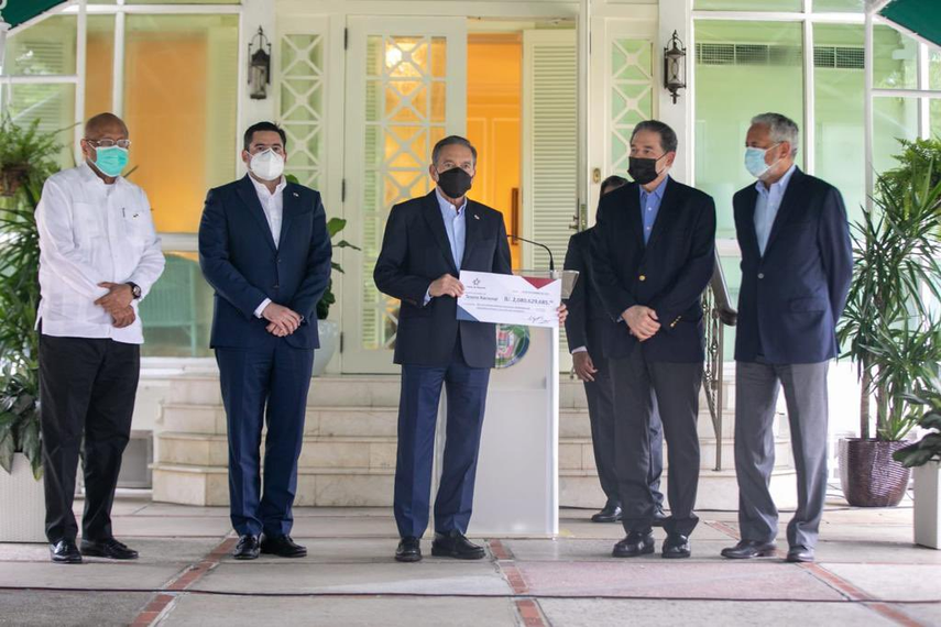 Presidente Laurentino Cortizo recibi&oacute; aportes del Canal de Panam&aacute;