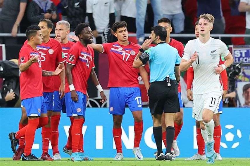 VAR le sonrió a Costa Rica en el repechaje