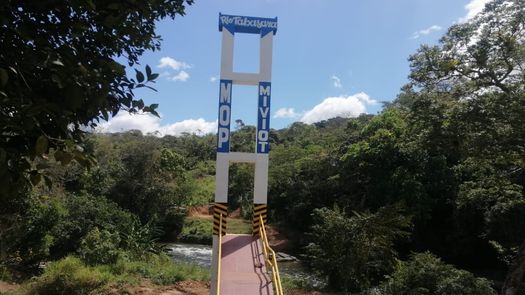 El MOP indicó que este nuevo puente colgante peatonal sobre el río Tabasará, beneficiará a más de 3,500 pobladores de los corregimientos del Cristo y Cerro Viejo.