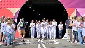 Recorrido de la Antorcha de los Juegos Paralímpicos. AFP