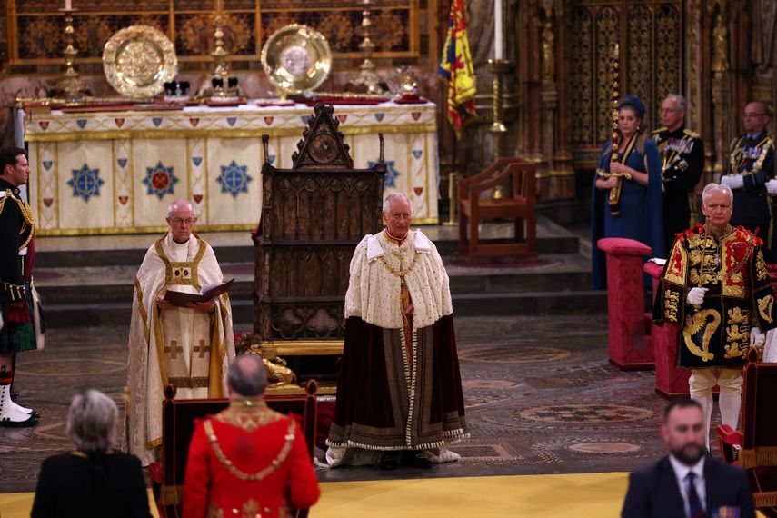 Coronación del Rey Carlos III en el Reino Unido. Foto: AFP