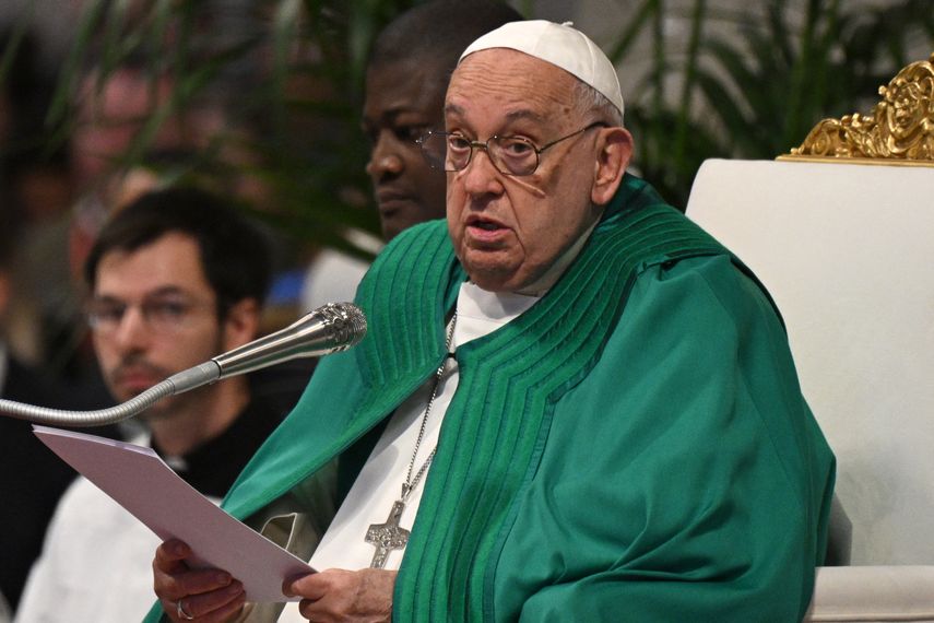 El papa Francisco pide un mundo de "esperanza y bondad". El papa Francisco pide un mundo de "esperanza y bondad".