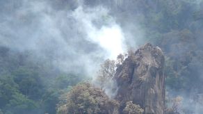Krisly Quintero, director regional del Ministerio de Ambiente señaló que la extinción total del incendio fue gracias a la lluvia que cayó en este sector de Cerro Punta, Tierras Altas.