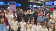 El patriarca Teodoro II, papa y patriarca de la Gran Ciudad de Alejandría y de toda África de la Iglesia Ortodoxa, llegó este lunes al Aeropuerto Internacional de Tocumen, donde fue recibido por el viceministro de Relaciones Exteriores, Carlos A. Hoyos. El patriarca Teodoro II, papa y patriarca de la Gran Ciudad de Alejandría y de toda África de la Iglesia Ortodoxa, llegó este lunes al Aeropuerto Internacional de Tocumen, donde fue recibido por el viceministro de Relaciones Exteriores, Carlos A. Hoyos.