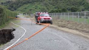 Hace una semana, las lluvias provocaron deslaves en una carretera que comunica al cementerio de Cerro Punta y fincas de Tierras Altas,, por lo cual tendrá que ser cerrada.
