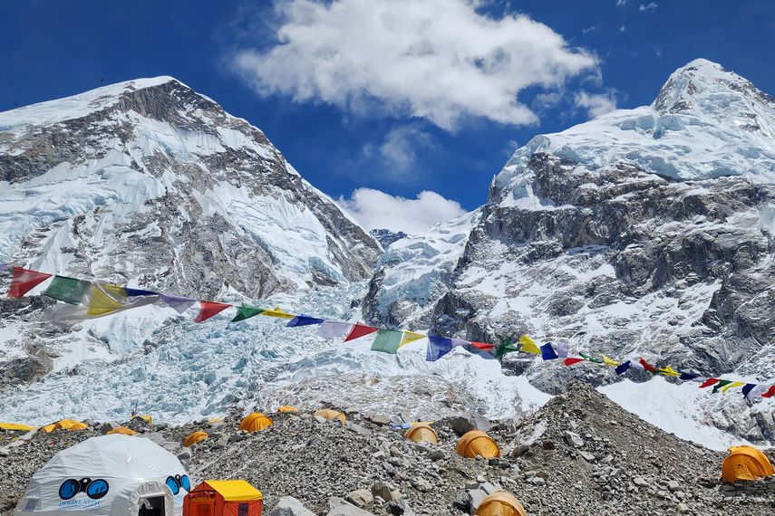 Monte del Everest. Foto: AFP