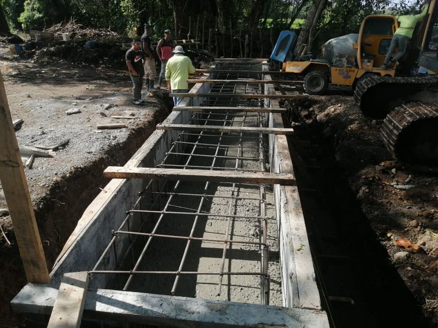 El MOP señaló que los trabajos de construcción de las bases se realizan para ganar tiempo