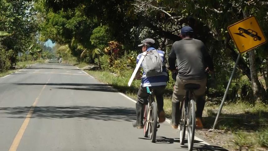Los residentes de Barú indican que son zonas donde se generan muchos accidentes con personas en bicicleta como víctimas.
