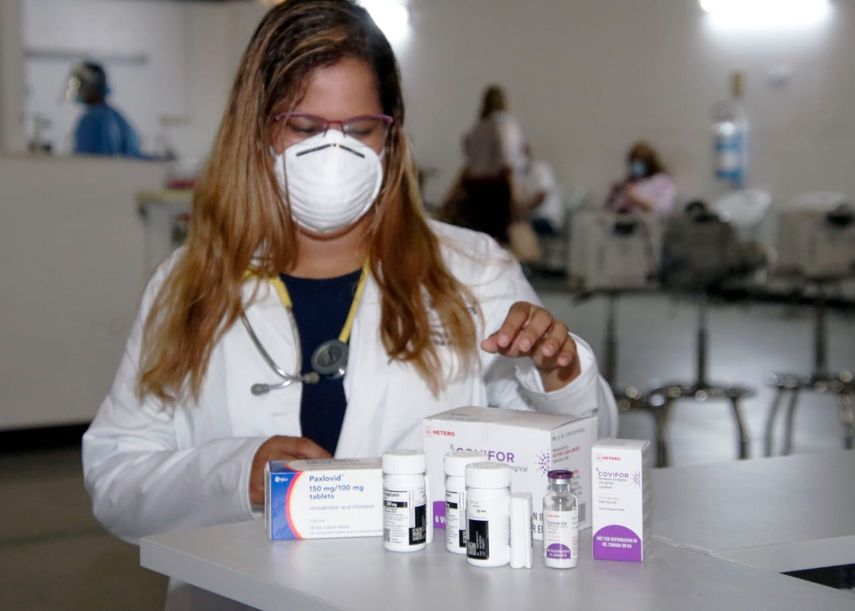 Antivirales en pacientes covid disminuyeron complicaciones