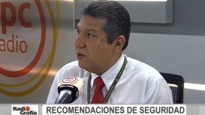 Capitán Juan Vallejos da recomendaciones de seguridad para fiestas patrias