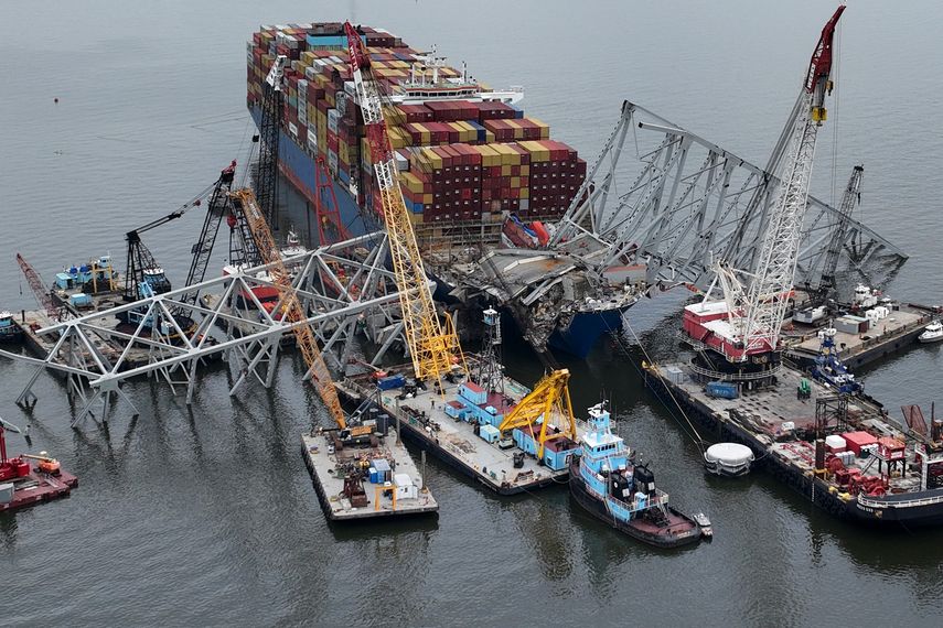 Estados Unidos demanda por $100 millones a dueños de buque que colapsó puente de Baltimore