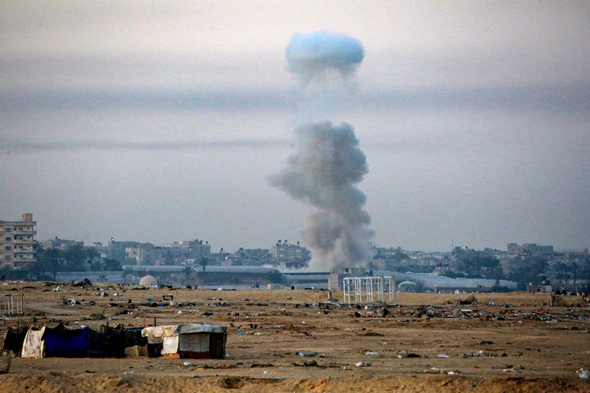 Israel vuelve a atacar Rafah. AFP