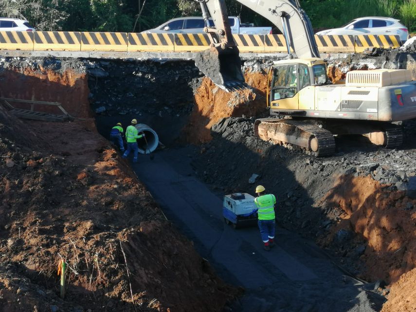 MOP: Avanzan trabajos de segunda fase en la vía Panamericana