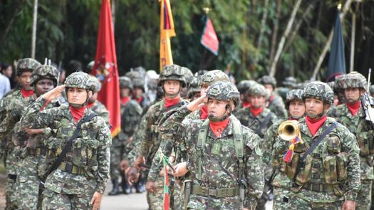 Colombia celebra con desfile militar su Día de la Independencia y 500 años de Santa Marta