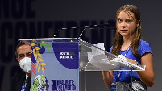 Greta Thunberg denuncia 30 años de bla, bla sobre el clima