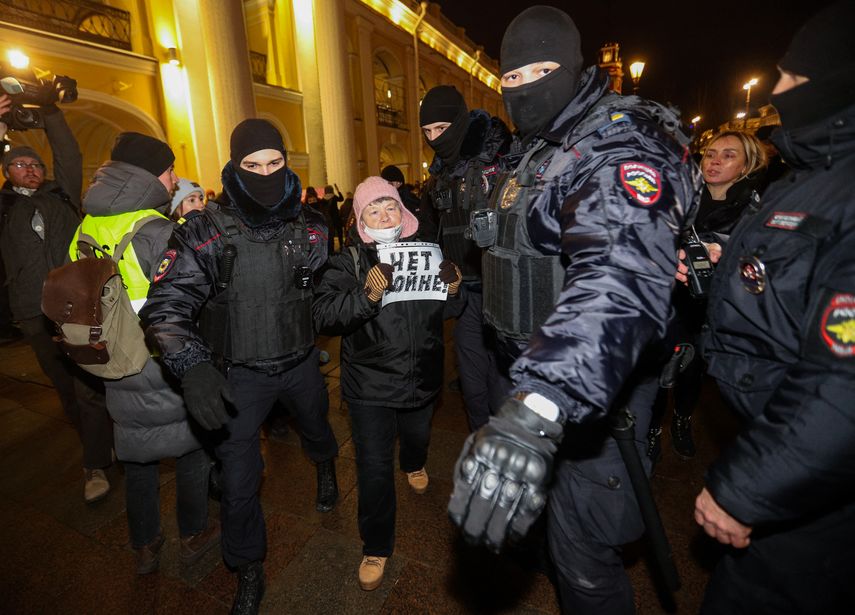 Los rusos, divididos respecto a la ofensiva en Ucrania