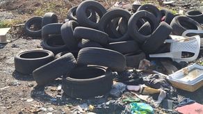 Quema ilegal de llantas fue frenada por MiAmbiente.