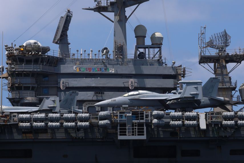 Portaaviones nuclear de EE.UU. permanecerá en Panamá hasta el 2 de abril