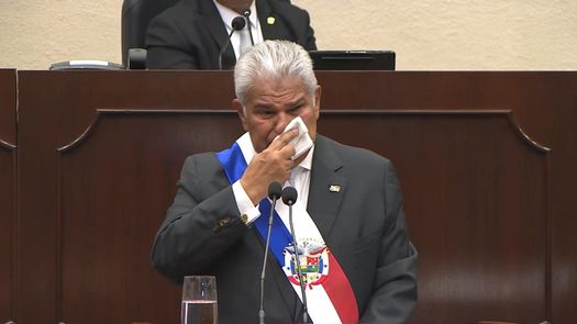 El presidente Mulino se quebró en su discurso ante el parlamente panameño. El presidente Mulino se quebró en su discurso ante el parlamente panameño.