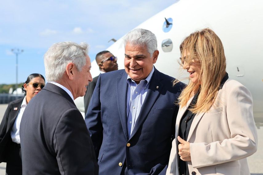 Presidente José Raúl Mulino llegó a Nueva York. Presidente José Raúl Mulino llegó a Nueva York.