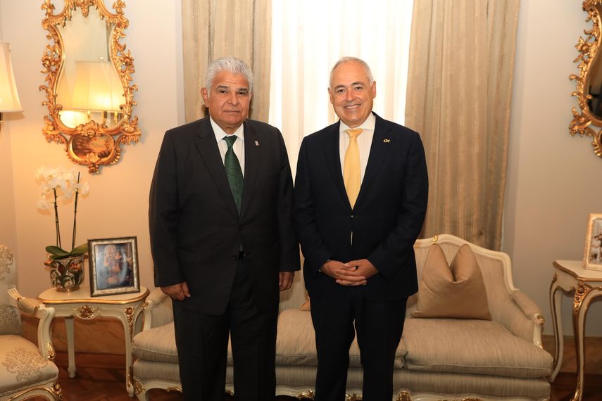 Mulino se reunió con el presidente de Georgia Tech, Ángel Cabrera