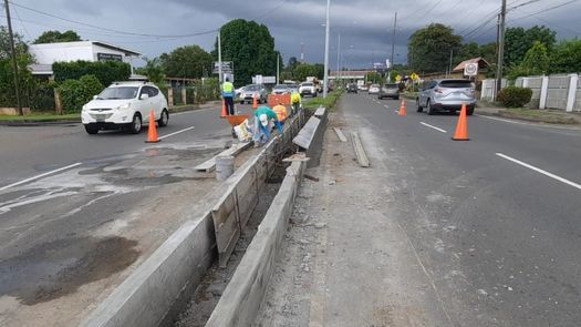 Autoridades inician trabajos en intersección de la Vía Porras