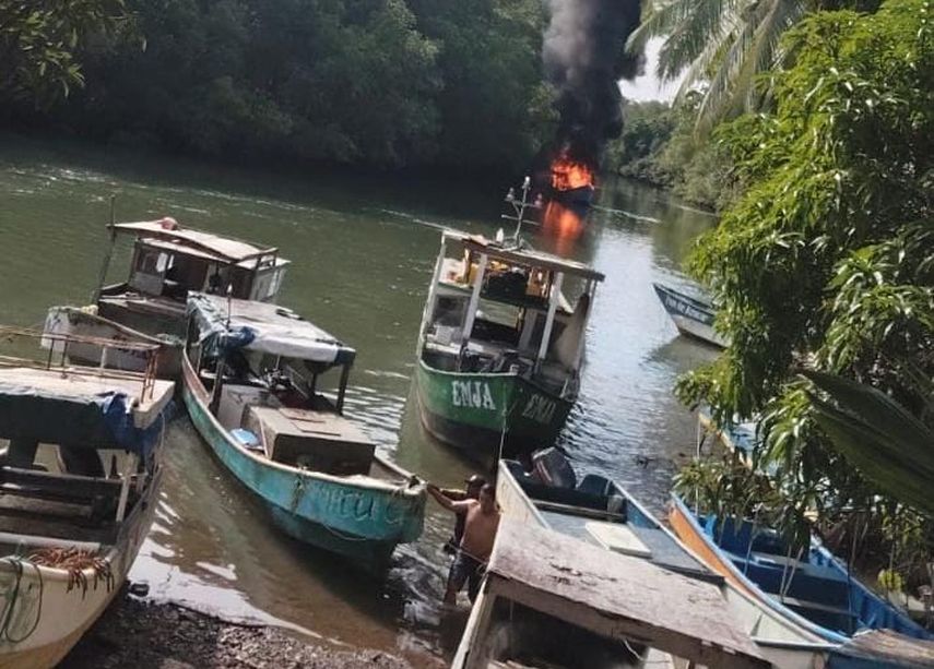 La explosión ocurrió en el puerto de Remedios en la provincia de Chiriquí. La explosión ocurrió en el puerto de Remedios en la provincia de Chiriquí.