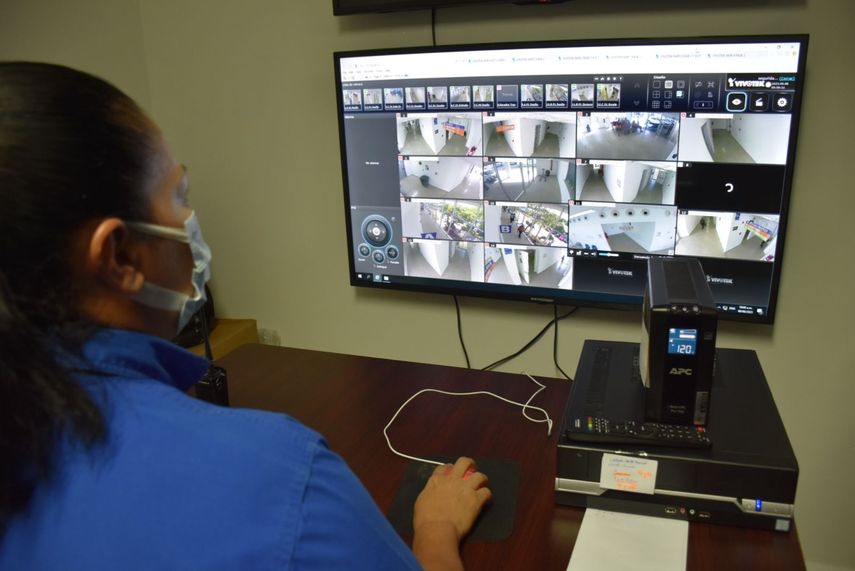 La CSS indicó que las cámaras se mantienen en constante monitoreo con un sistema de vigilancia que cuenta con el personal preparado para esta función.
