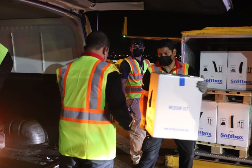 Panamá recibe el cuarto lote de vacunas pediátricas