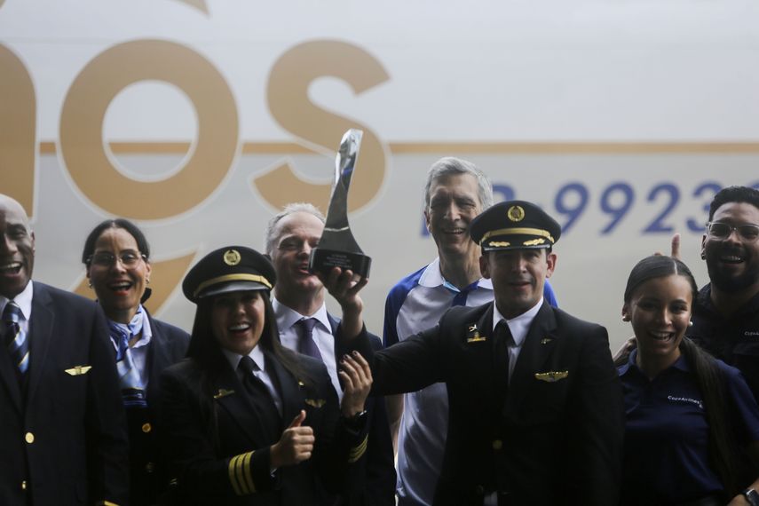 Copa recibe por décimo año galardón como aerolínea más puntual de Latinoamérica