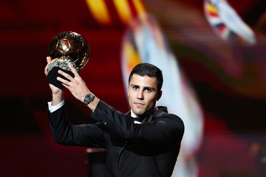 Rodri logra el primer Balón de Oro masculino del fútbol español desde 1960