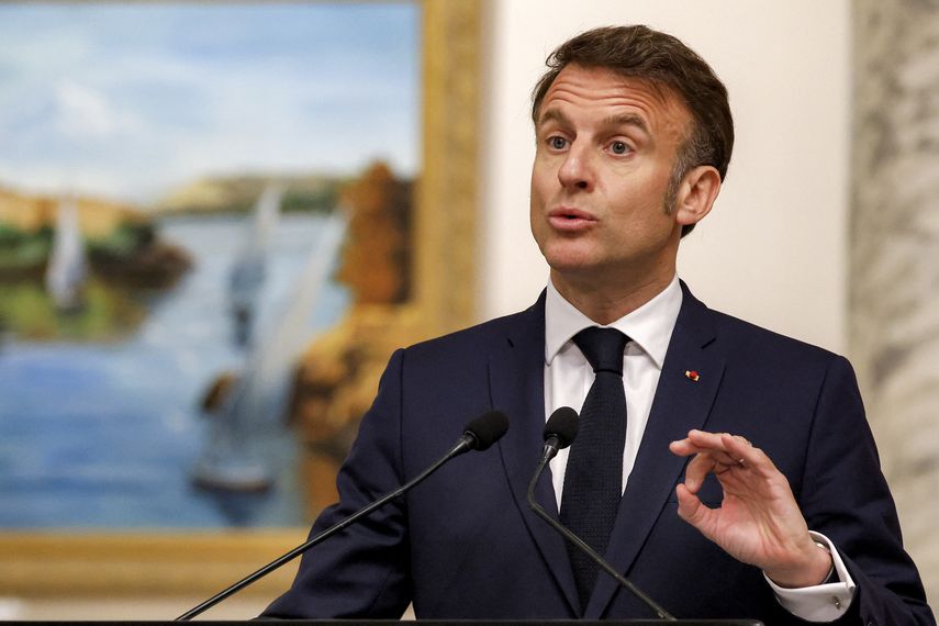 Macron pide acciones fuertes si Rusia sigue rechazando la paz