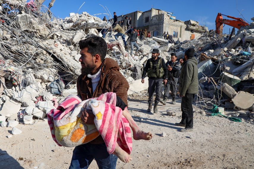 Siria: Llega ayuda de la ONU tras el terremoto.