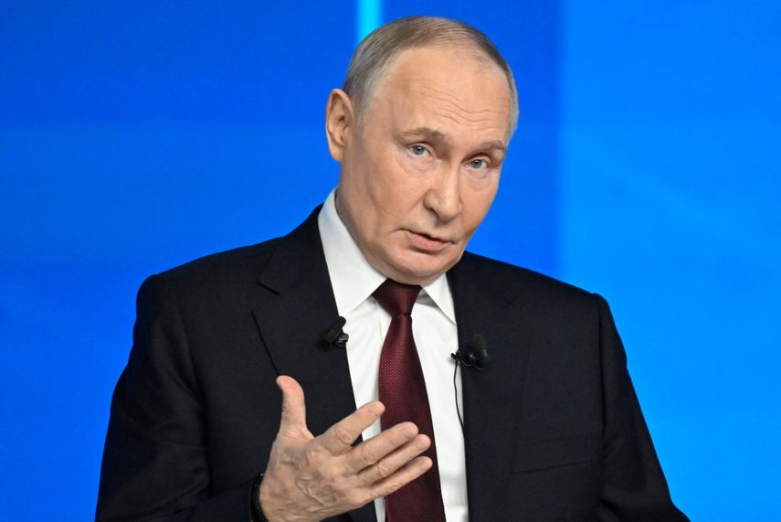 Putin afirma que fin de la guerra depende de Ucrania y países occidentales