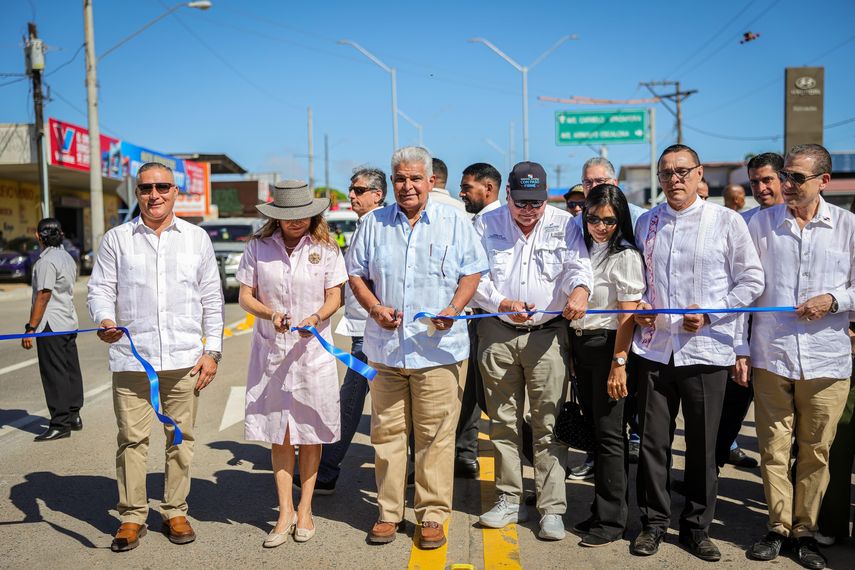Mulino inaugura el intercambiador de Chitré con una inversión de $44.5 millones