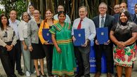 El Ministerio de Ambiente de Panamá, en colaboración con la KBA Partnership y con el apoyo de The Amphibian Survival Alliance, uno de los socios de la Alianza KBA, lanzó oficialmente la Evaluación Nacional de Áreas Clave de Biodiversidad mediante la firma de un Memorando de Entendimiento. El Ministerio de Ambiente de Panamá, en colaboración con la KBA Partnership y con el apoyo de The Amphibian Survival Alliance, uno de los socios de la Alianza KBA, lanzó oficialmente la Evaluación Nacional de Áreas Clave de Biodiversidad mediante la firma de un Memorando de Entendimiento.