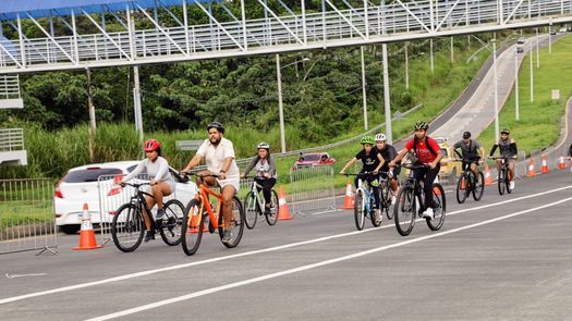 Recreovía organizada por la Alcaldía de Panamá.