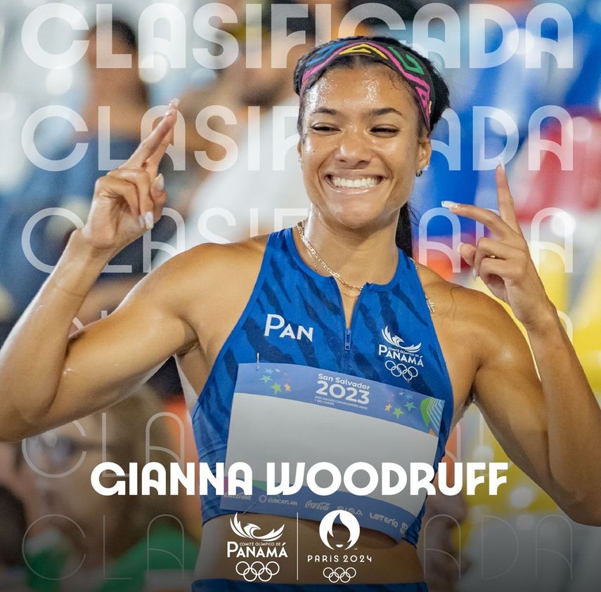 Gianna Woodruff, primera panameña clasificada a Paris 2024