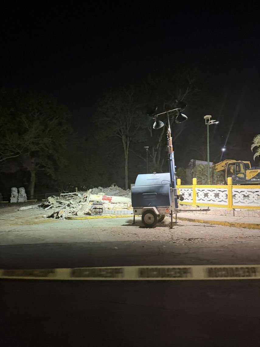 El monumento desapareció de la vista tras intervención de cuadrillas de la Alcaldía de Arraiján.