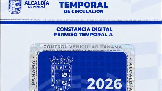 La Alcaldía de Panamá puso en marcha el nuevo sistema de Permiso Temporal de Circulación, una medida que busca agilizar los trámites vehiculares y ofrecer a los contribuyentes una alternativa digital para circular mientras reciben su placa o calcomanía. La Alcaldía de Panamá puso en marcha el nuevo sistema de Permiso Temporal de Circulación, una medida que busca agilizar los trámites vehiculares y ofrecer a los contribuyentes una alternativa digital para circular mientras reciben su placa o calcomanía.