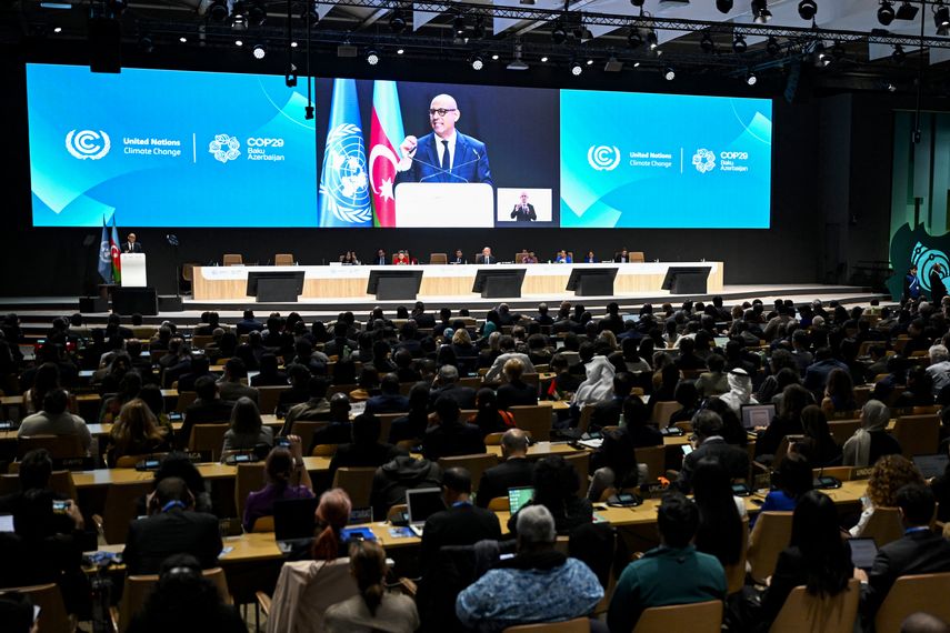 Tensión negociadora en el primer día de la COP29 sobre cambio climático