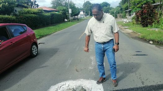 Deterioro de calles en David se debe a cámaras del Idaan