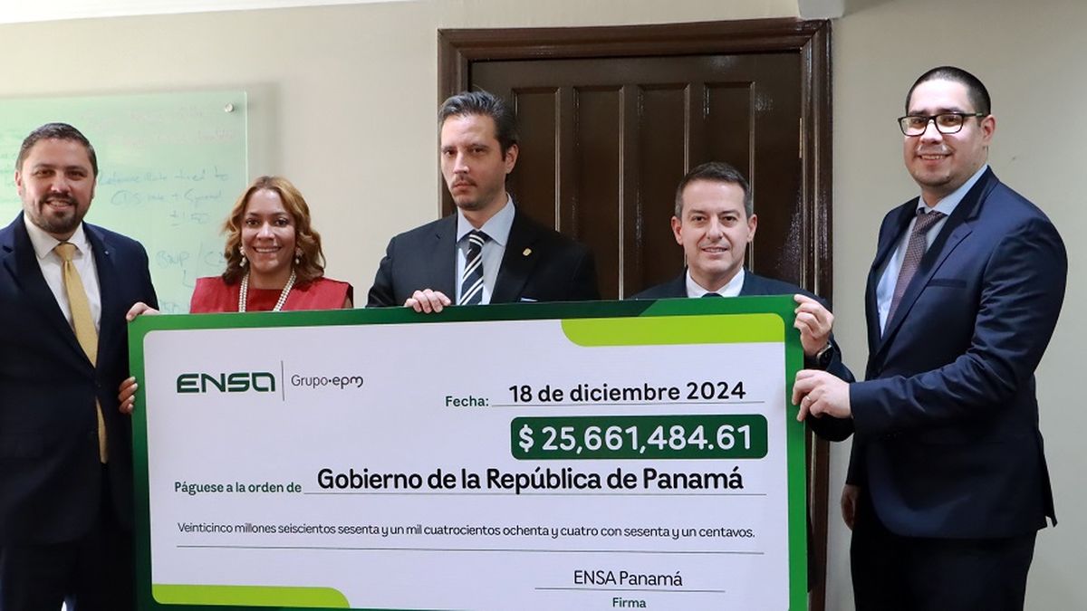 ENSA entrega dividendo récord de $25,6 millones al Estado panameño