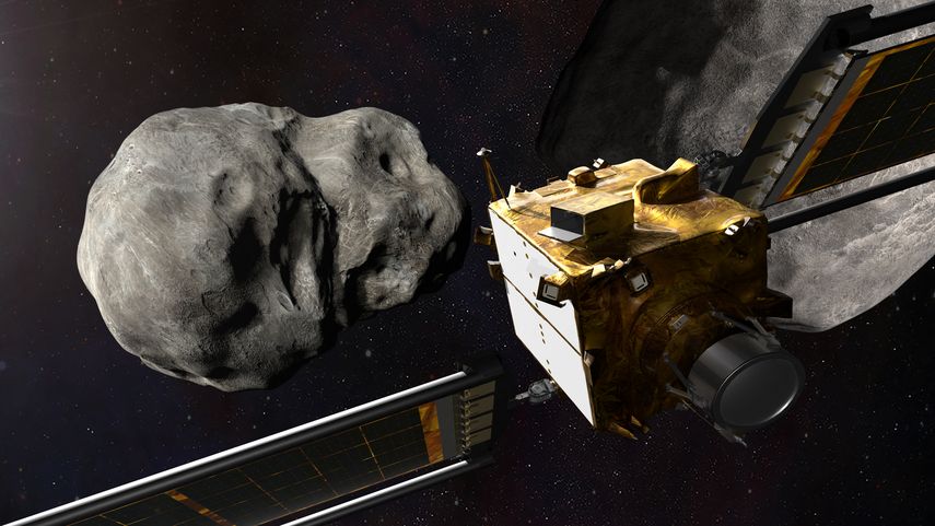 La NASA logró desviar trayectoria de asteroide.