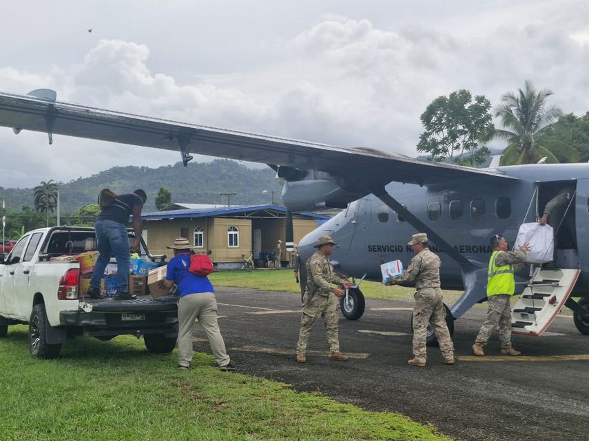 Se cumplen 15 días del puente humanitario aéreo activado en Bocas del Toro
