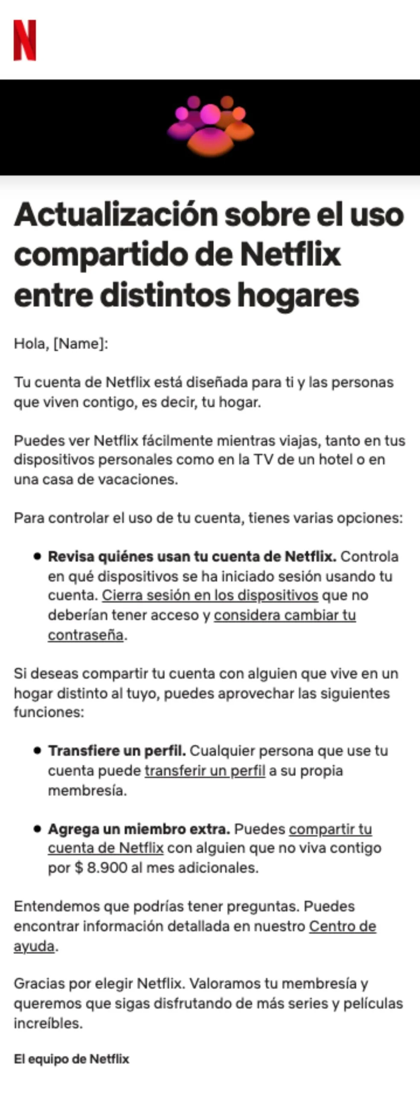 Netflix Comienza A Controlar El Uso De Contraseñas En Países 3301
