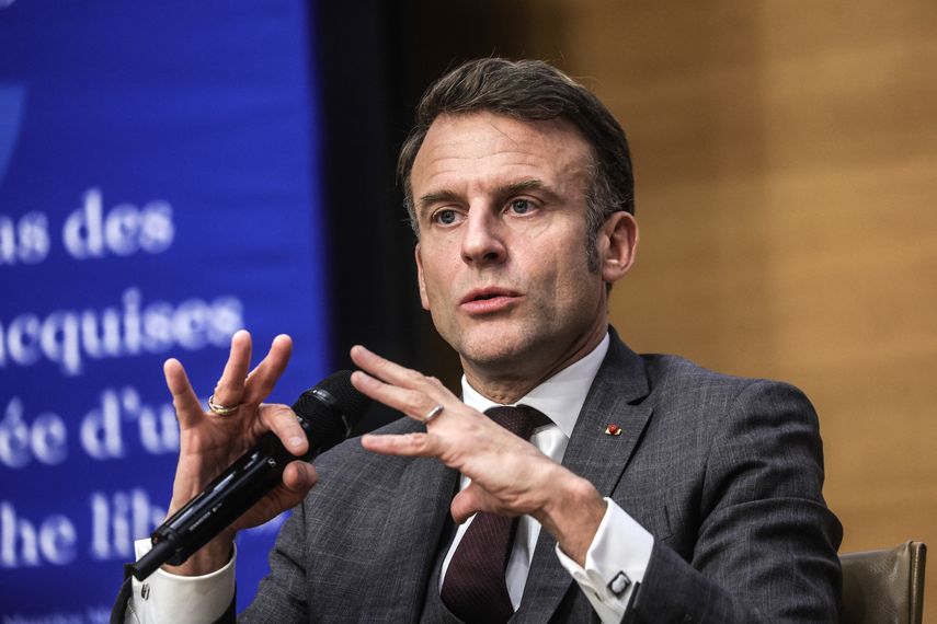 Macron: Putin no quiere la paz en Ucrania y no está listo para negociar