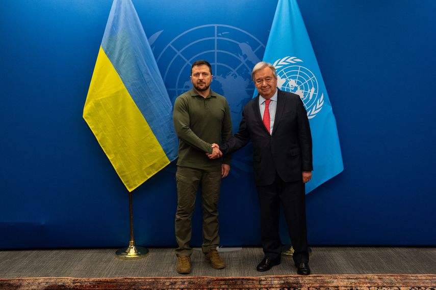 Volodimir Zelenski exige a la ONU acciones contra Rusia
